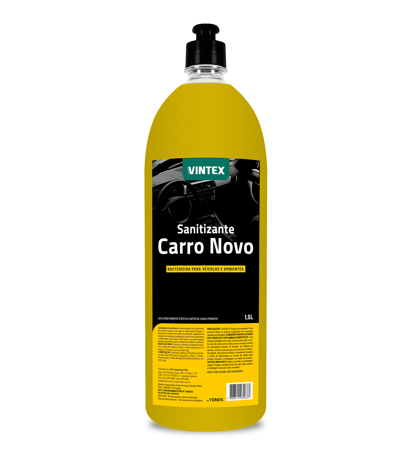 Sanitizante Carro Novo